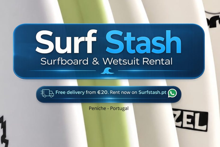 Surfboard rental peniche - SUrf Stash free delivery